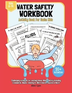 Couverture_Water Safety Workbook & Activity Book For Swim Kids