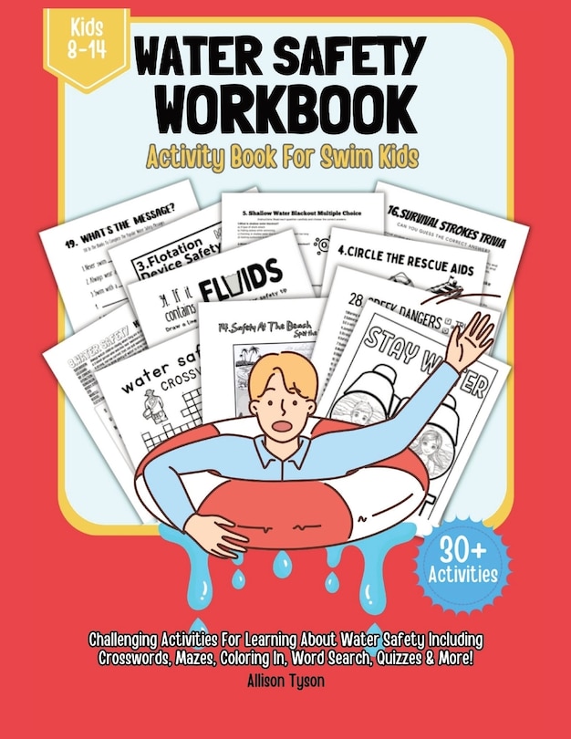 Couverture_Water Safety Workbook & Activity Book For Swim Kids