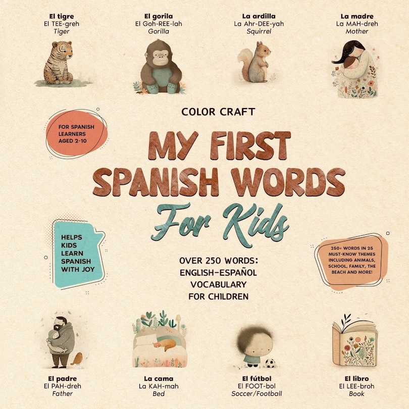 Couverture_My First Spanish Words Book For Kids