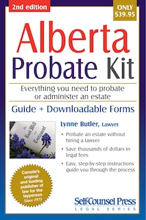Front cover_Probate Kit For Alberta