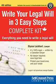 Write Your Legal Will In 3 Easy Steps - Can: Everything You Need To Write A Legal Will de Tom Carter