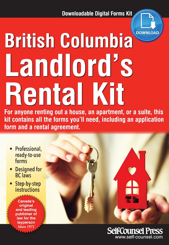 Front cover_Landlord's Rental Forms - British Columbia (Paper)