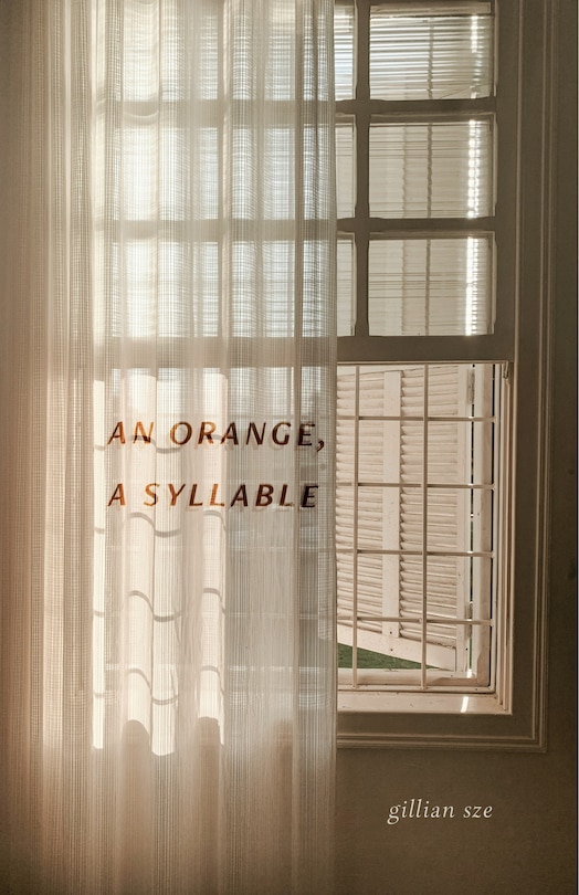 Front cover_An Orange, A Syllable
