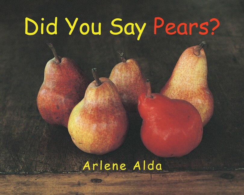 Couverture_Did You Say Pears?