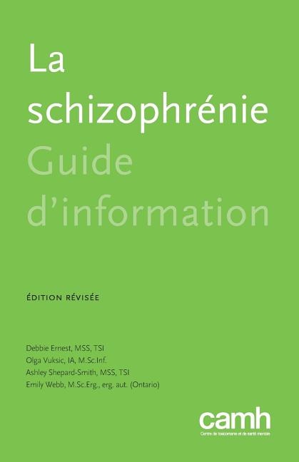 Front cover_La Schizophrénie