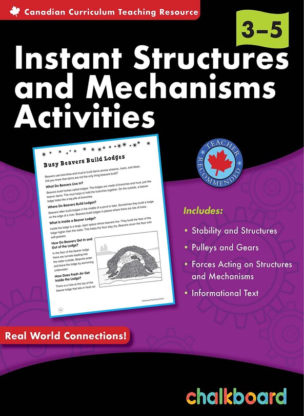Canadian Instant Structures And Mechanisms Grades 3-5