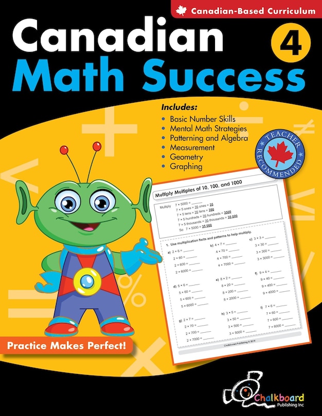 Front cover_Canadian Math Success 4