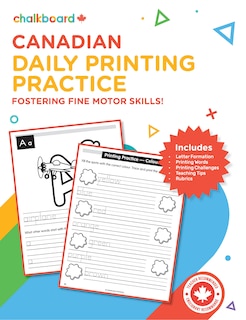 Canadian Daily Printing Practice K-2