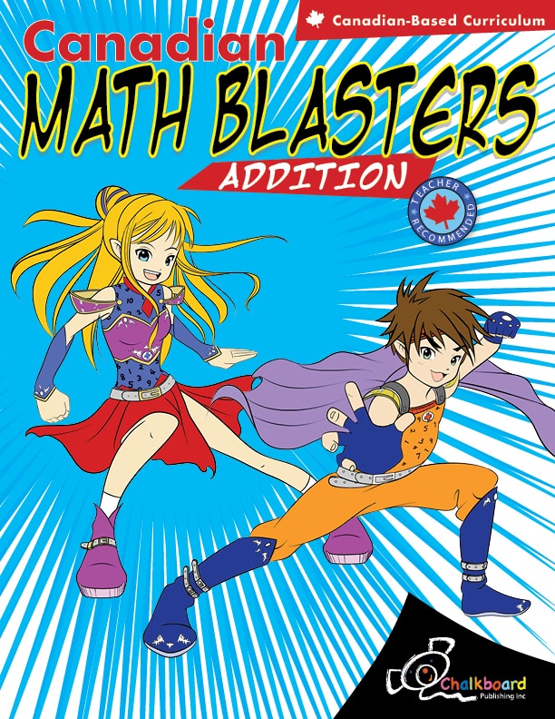Front cover_Canadian Math Blasters Addition