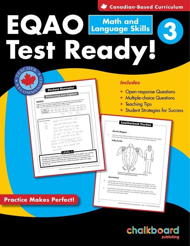 Front cover_Eqao Test Ready Math And Language Skills 3