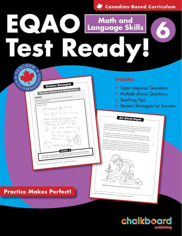 Front cover_Eqao Test Ready Math And Language Skills 6