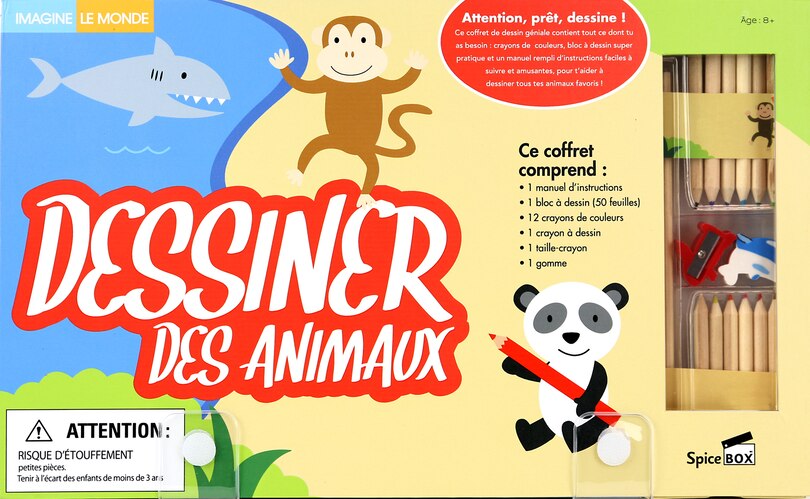 Front cover_Spice Box Dessiner des animaux