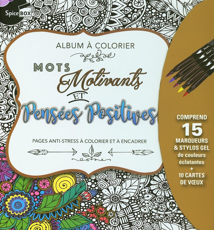 Front cover_Mots Motivants Et Pensées Positives N.e.