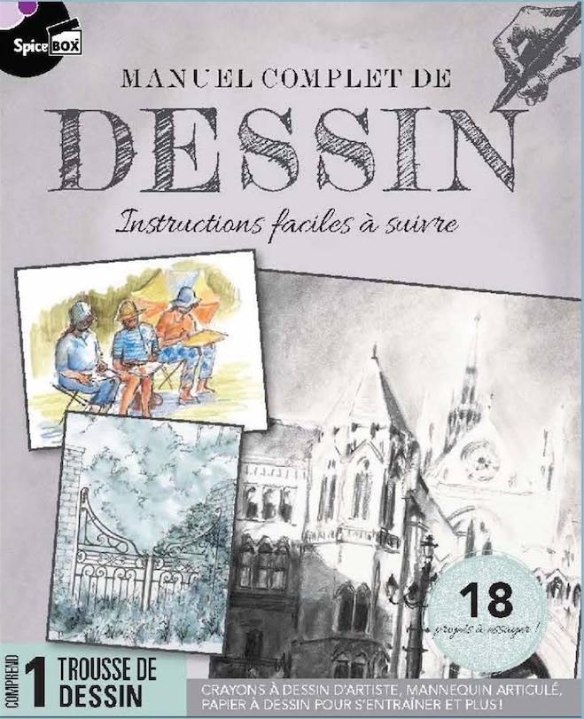 Manuel complet de dessin: Des instructions faciles à suivre