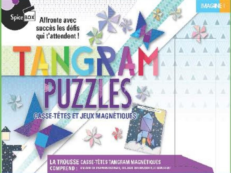 Tangram sorcier : Casse-têtes et jeux magnétiques