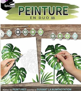 Peinture en duo: réalisez des peintures assorties en suivant la numérotation