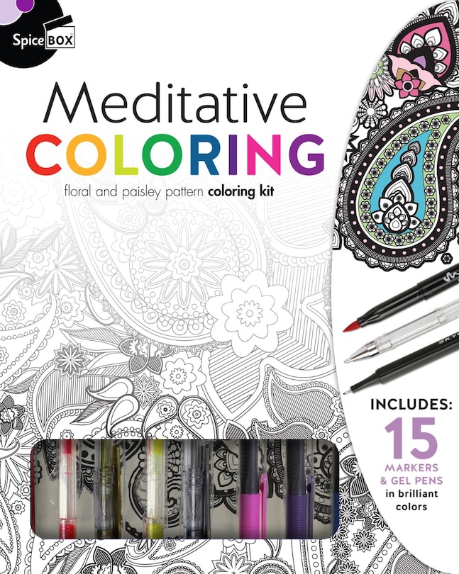 Front cover_ART OF MEDITATIVE COLOURING