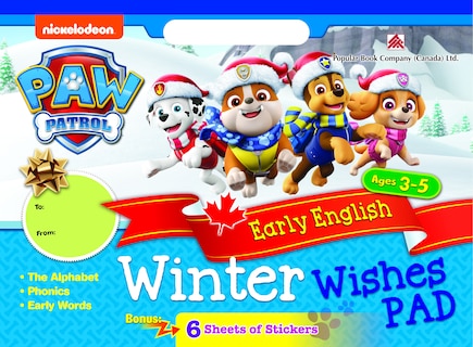 Paw Patrol Winter Wishes Pad - Early English: Paw Patrol Winter Wishes Pad