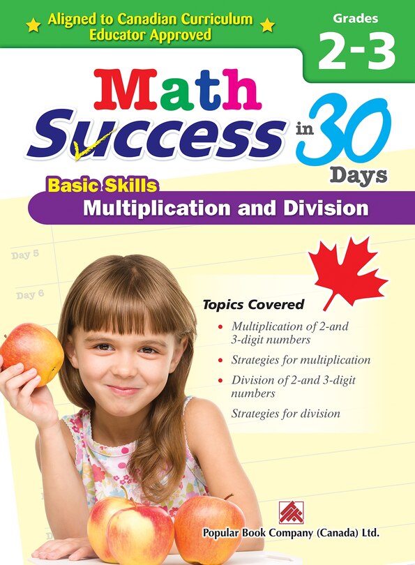 Front cover_Math Success Basic Skills: Multiplication And Division Grades 2 - 3