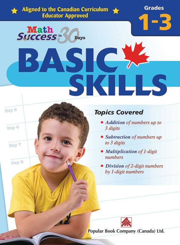 Front cover_Math Success Basic Skills Grades 1 - 3