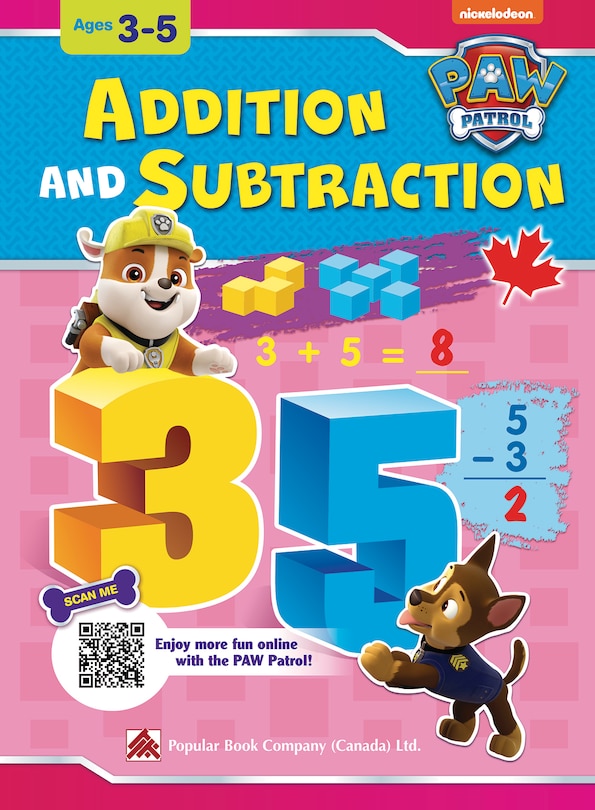 Couverture_Paw Patrol: Addition And Subtraction