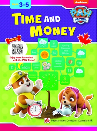 Paw Patrol: Time And Money: Ages 3-5