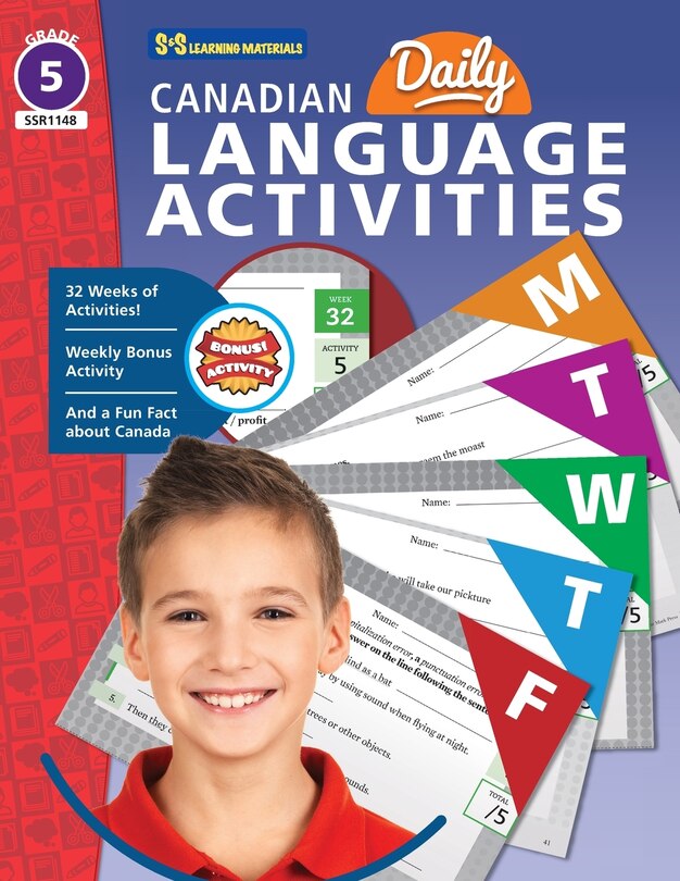 Front cover_Canadian Daily Language Activities Grade 5