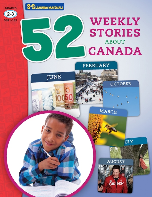 Front cover_52 Weekly Nonfiction Stories About Canada Grades 2-3