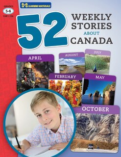 Front cover_52 Weekly Nonfiction Stories About Canada Grades 5-6