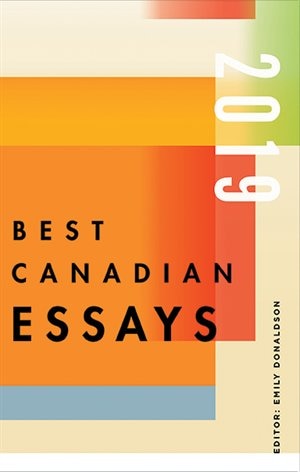 Front cover_Best Canadian Essays 2019