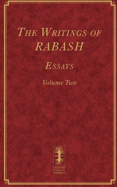 Front cover_The Writings of RABASH - Essays - Volume Two