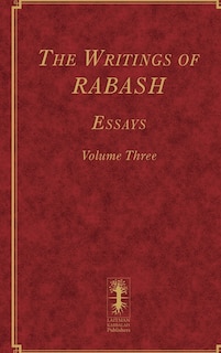 Front cover_The Writings of RABASH - Essays - Volume Three