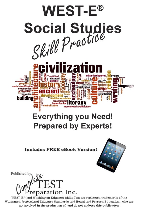 Front cover_WEST-E Social Studies Skill Practice