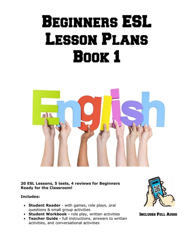Front cover_Beginners ESL Lesson Plans