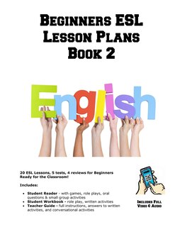 Front cover_Beginners ESL Lesson Plans Book 2