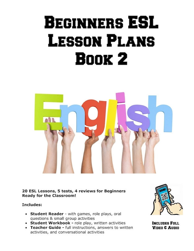 Front cover_Beginners ESL Lesson Plans Book 2
