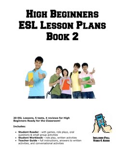 Front cover_High Beginner ESL Lesson Plans