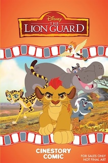 Front cover_Disney The Lion Guard: The Traveling Baboon Show Cinestory Comic