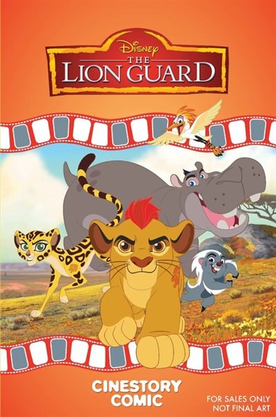 Front cover_Disney The Lion Guard: The Traveling Baboon Show Cinestory Comic