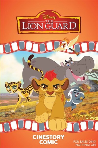Front cover_Disney The Lion Guard: The Traveling Baboon Show Cinestory Comic