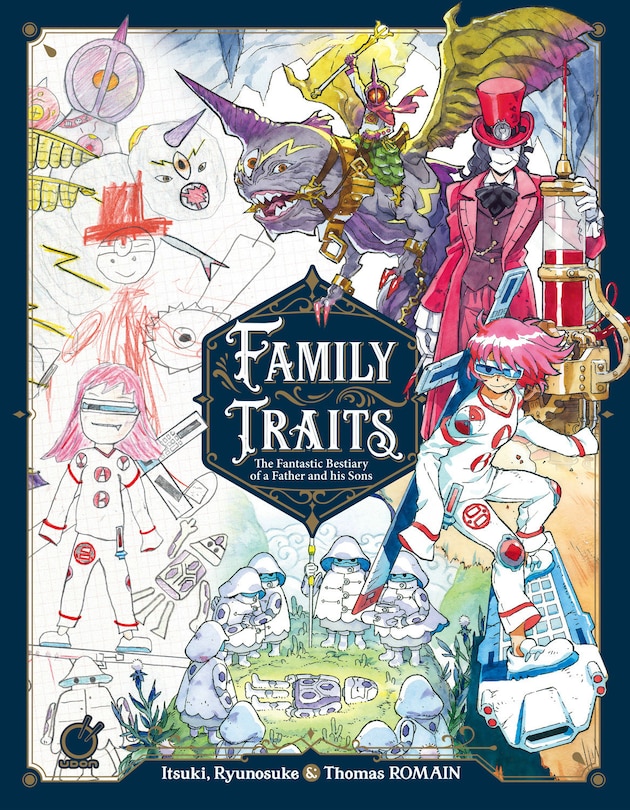 Front cover_Family Traits: The Fantastic Bestiary of a Father and his Sons