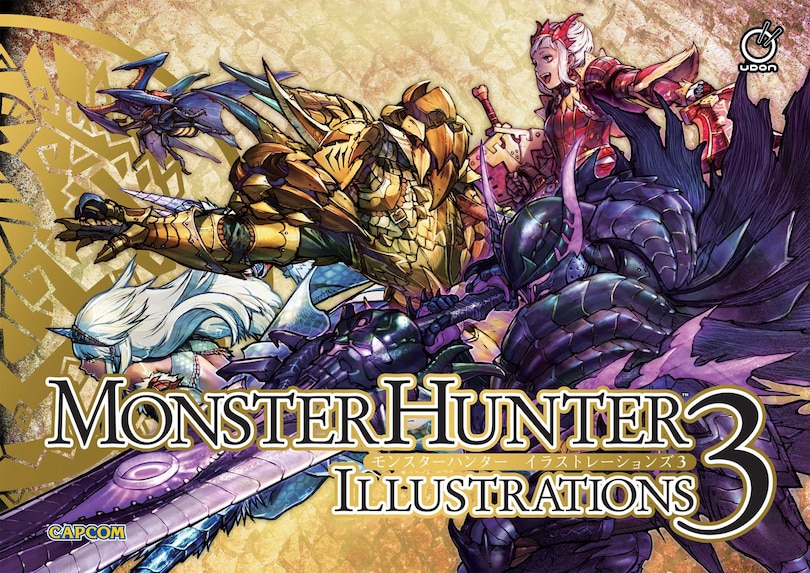 Front cover_Monster Hunter Illustrations 3 (Hardcover)