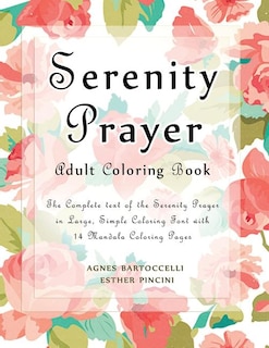 Couverture_Serenity Prayer Adult Coloring Book