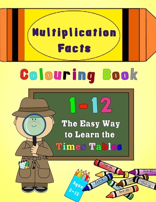 Front cover_Multiplication Facts Colouring Book 1-12