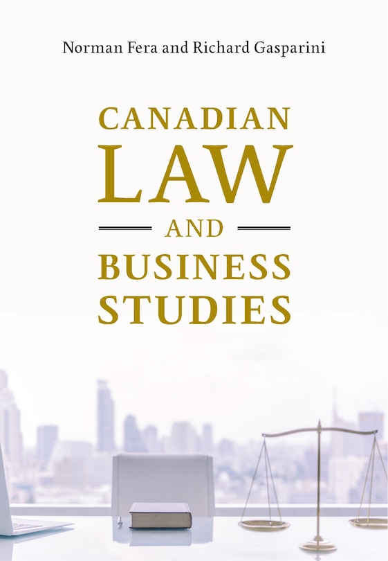 Front cover_Canadian Law and Business Studies