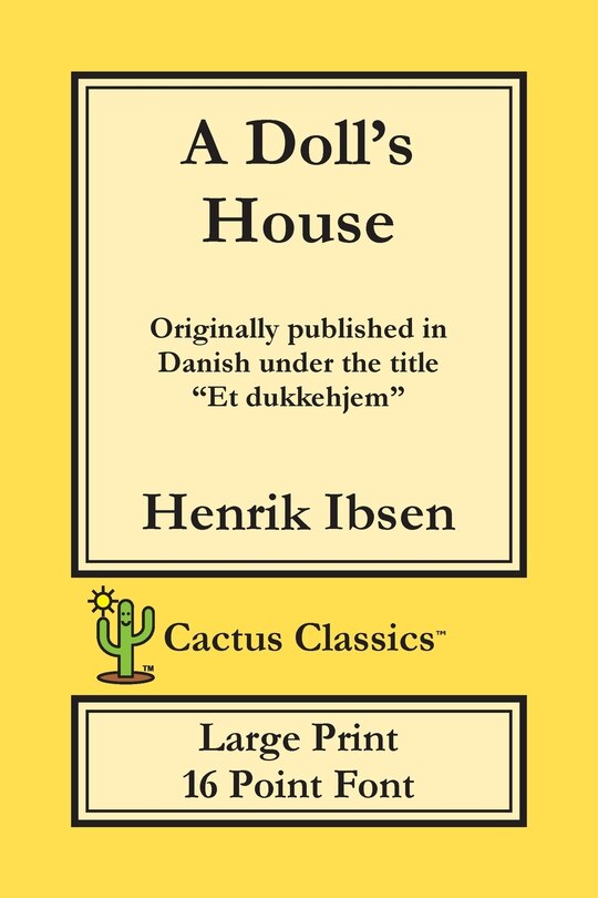Couverture_A Doll's House (cactus Classics Large Print)