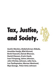 Front cover_Tax, Justice, and Society