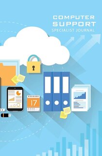 Computer Support Specialist Journal: 120-page Blank, Lined Writing Journal for Computer Support Specialists (5.25 x 8 Inches / Blue)
