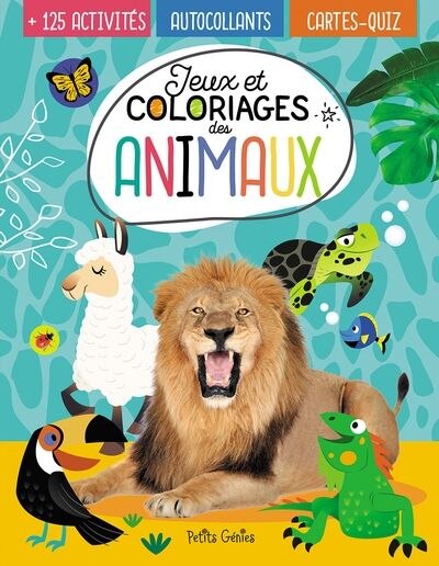 Front cover_Jeux et coloriages des animaux