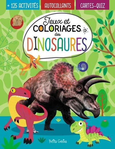 Couverture_Jeux et coloriages des dinosaures